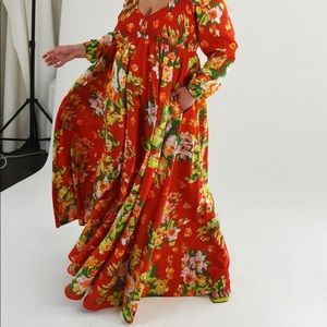 Baacal Red Joni Maxi Dress
